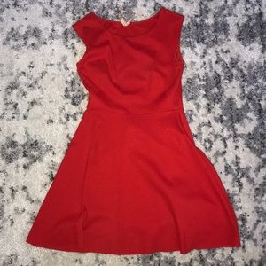 Bloomingdales Red A Line Stretchy Dress